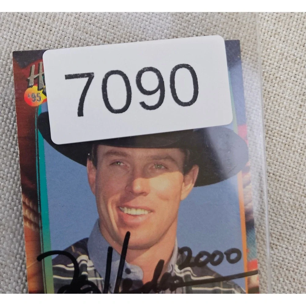 Wheels High Gear Rodeo Trading Card Tuff Hedeman 89 Signed Autograph 2000 PBR